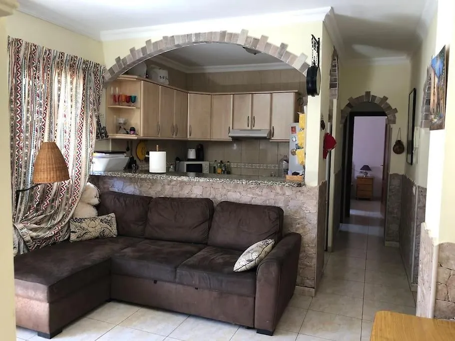 Canarian Flat Near The Wild Beach لاس غاليتاس شقة